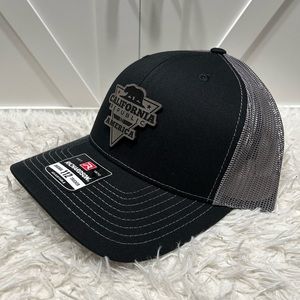 California Republic laser engraved Richardson 112 hat.